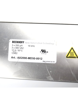 Beckhoff Motordrossel AX2090-MD50-0012 GEB