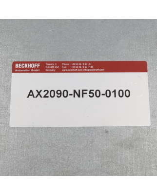 Beckhoff/LTi Netzfilter AX2090-NF50-0100 EMC100.1UR GEB