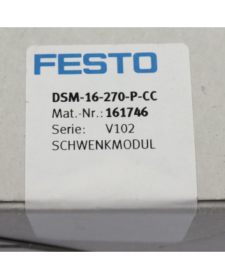 Festo Schwenkantrieb DSM-16-270-P-CC 161746 SIE