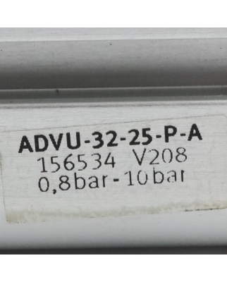 Gebraucht Festo ADVUL 32 25 P A Kompaktzylinder 156878 Pneumatikzyl Gebraucht Festo ADVUL 32 25 P A Kompaktzylinder 156878 Pneumatikzyl
