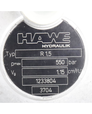HAWE Radialkolbenpumpe R1,5 550bar NOV