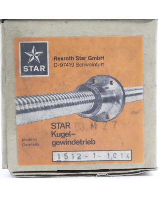 STAR Kugelgewindetrieb 1512-1-1014 OVP