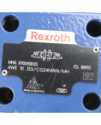 Rexroth Wegeschieberventil 4WE 10 J33/CG24N9K4/MH R900908125 NOV