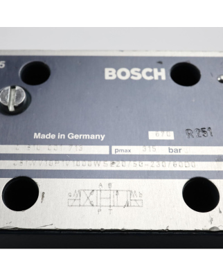 Bosch Wegeventil 081 WV 10 P1 V 1000 WS220/50-230/60 D0 0810001713 GEB
