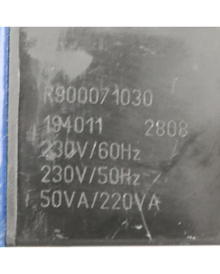 Rexroth Wegeschieberventil 3WE 6 A62/EW230N9K4 R900915672 GEB