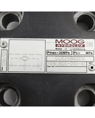 MOOG Steuerdeckel CCE25B62DX GEB
