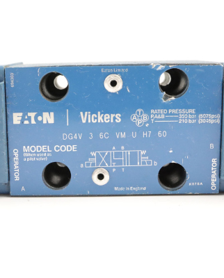 EATON/Vickers Magnetventil DG4V 3 6C VM U H7 60 GEB