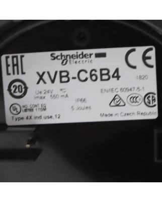 Schneider Electric Leuchtelement XVB-C6B4 24V Rot NOV