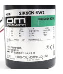 ORIENTAL MOTOR Induktionsmotor 2IK6GN-SW2 OVP