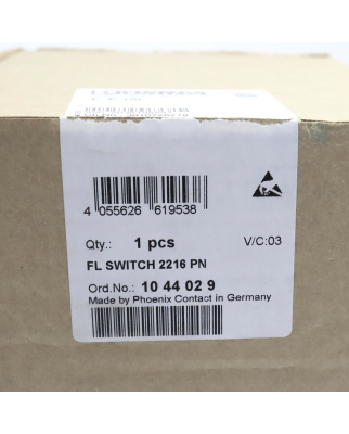 Phoenix Contact Ethernet Switch FL SWITCH 2216 PN 1044029...