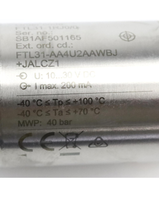 Endress+Hauser Liquiphant FTL31 Grenzschalter FTL31-1RJ0/0 OVP