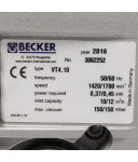 Becker Vakuumpumpe VT4.10 10/12m³/h 150/150mbar NOV