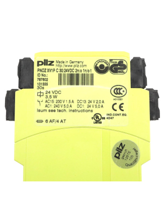 Pilz Sicherheitsschaltgerät PNOZ XV1P C 30/24VDC...