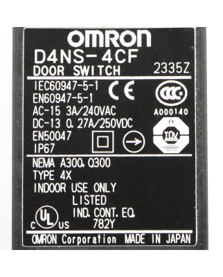 Omron Sicherheitsschalter D4NS-4CF NOV