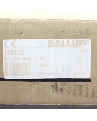 BALLUFF Wegaufnehmer BTL5-A11-M0550-B-S32 OVP