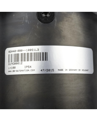 B&R Getriebemotor 8GA40-LSA35-00065 i=100 NOV