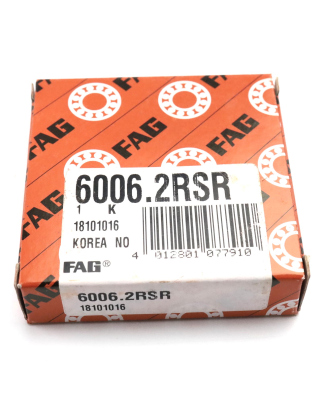 FAG Kugellager Rillenkugellager 6006.2RSR (20Stk.) OVP