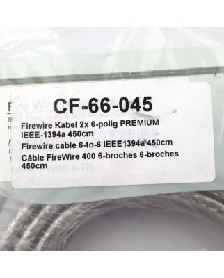 DINIC Firewire-Kabel CF-66-045 4,5m (3Stk.) OVP