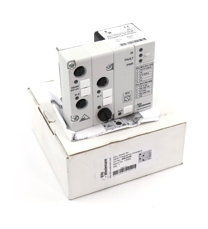 Bihl+Wiedemann AS-i Slave Modul BW2038 OVP