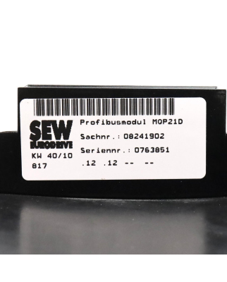 SEW Eurodrive Feldbusmodul MQP21D 08241902 OVP