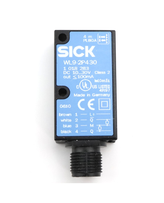 Sick | WL34-R240 | Reflex.-Lichtschranke,15m UC,Rel.,Zeit WL34-R240 | 1019250 | Reflexionslichtschranke Sick | WL34-R240 | Reflex.-Lichtschranke,15m UC,Rel.,Zeit WL34-R240 | 1019250 | Reflexionslichtschranke