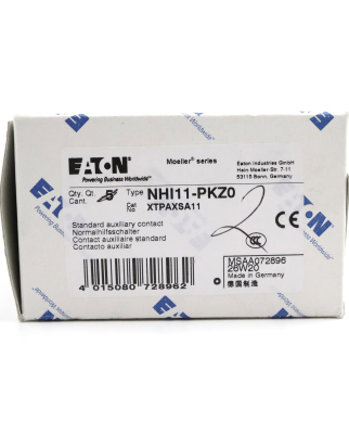 Eaton Hilfsschalter NHI11-PKZ0 072896 (2Stk.) OVP