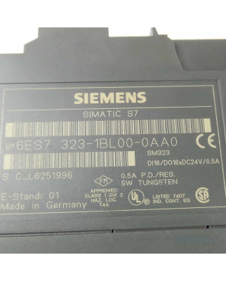 Simatic S7-300 SM323 6ES7 323-1BL00-0AA0 E-Stand: 01 GEB