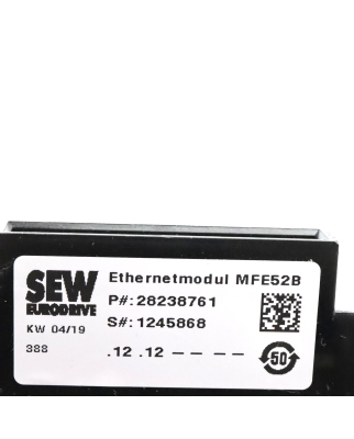 SEW Eurodrive Ethernetmodul MFE52B 28238761 GEB