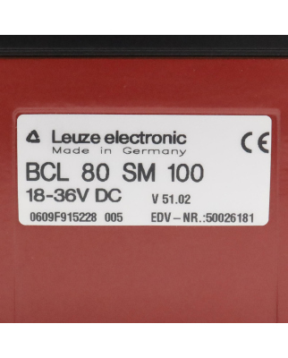 Leuze Barcodeleser BCL 80 SM 100 50026181 NOV
