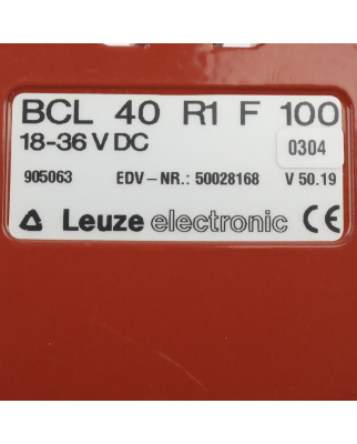 Leuze Barcodeleser BCL 40 R1 F 100 50028168 GEB