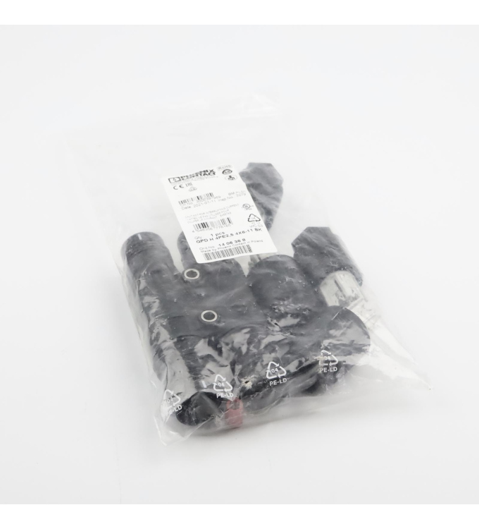 Phoenix Contact H-Verteiler QPD H 4PE2,5 4X6-11 BK 1406368 OVP