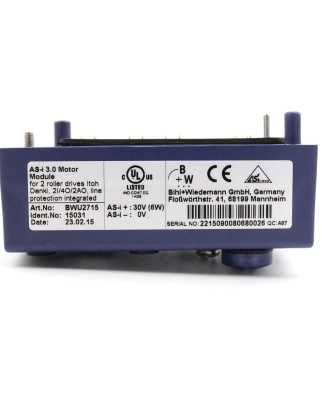 Bihl+Wiedemann ASi Motormodul BWU2715 GEB