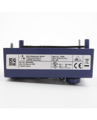 Bihl+Wiedemann ASi Digitaleingangsmodul BWU2552 GEB