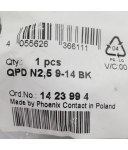 Phoenix Contact Mutter QPD N2,5 9-14 BK 1423994 (7Stk.) OVP