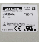 Ziehl Kaltleiter-Relais MSR220KA T222471 OVP
