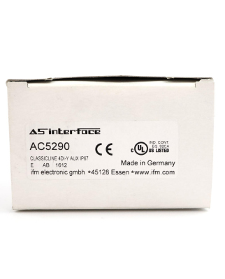 ifm electronic AS-Interface Modul AC5290 ClassicLine 4DI-Y AUX IP67 OVP