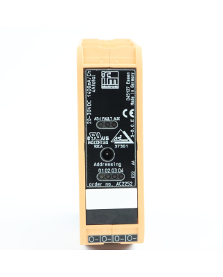 ifm efector AS-Interface Schaltschrankmodul AC2252 SmartL25 4DO T C OVP