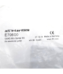ifm electronic AS-Interface Spannungsverteiler E70600 QUAD AS-i Splitter Box 8A OVP