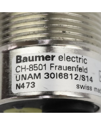 Baumer electric Ultraschall Sensor UNAM 30I6812/S14 GEB