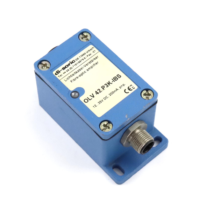di-soric Lichtleitkabel-Verstärker OLV 42 P3K-IBS NOV
