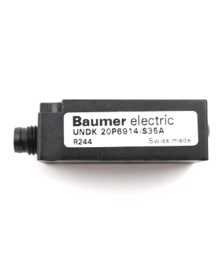 Baumer electric Ultraschall Näherungsschalter UNDK 20P6914/S35A GEB