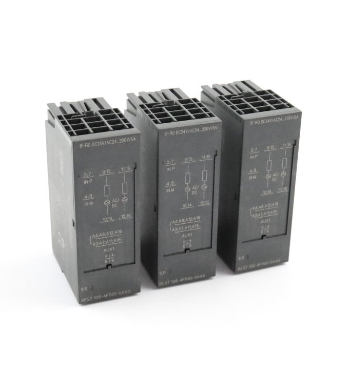Simatic S7 ET200S 6ES7 138-4FR00-0AA0 (3Stk.) GEB