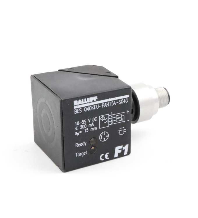 Balluff Induktiver Näherungsschalter BES Q40KEU-PAH15A-S04G GEB
