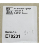 ifm electronic Steckverbinder E70231 (90Stk.) OVP
