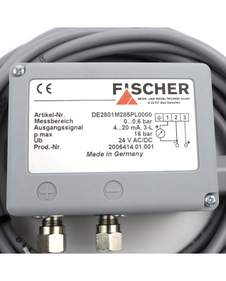 Fischer Differenzdrucktransmitter DE2801M285PL0000 NOV