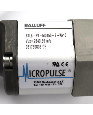 BALLUFF Wegaufnehmer BTL5-P1-M0450-B-KA10 NOV