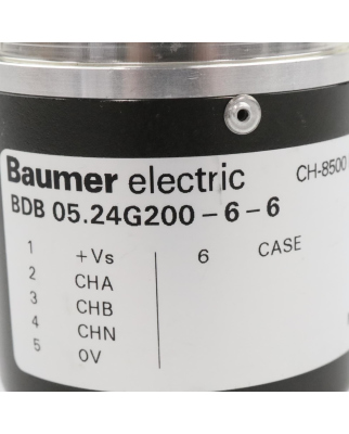 Baumer electric Drehgeber BDB 05.24G200-6-6 GEB