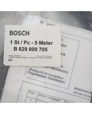 Bosch Kabel B 829 800 705 OVP