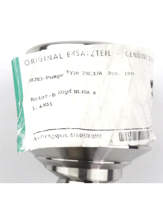 Netzsch Rotor-B Kopf NL40A NEMO 2 1.4301 NOV