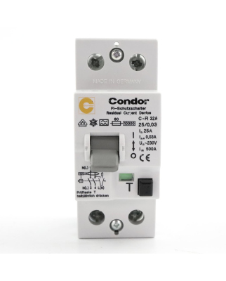 Condor FI-Schutzschalter C-FI 32A GEB